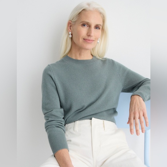 J.Crew Cashmere classic-fit crewneck sweater - Picture 1 of 4